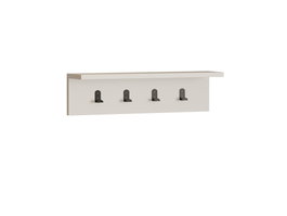 Hanah Home Estantería de Pared Blanca 60x16.3x14.5 cm